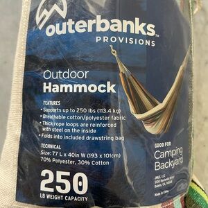 Outerbanks Provisions Outdoor Hammock - Multicolor